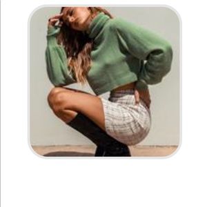 Princess Polly cropped turtle neck